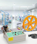Hot And Cold Cutting Textile Cutter For Webbing Ribbon And Zipper With Handguard Blade Cover in a workshop setting.