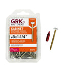 Pro Grade Number 8 By 1 1 4 Inch Low Profile Cabinet Washered Screws In Slick White With Foolproof Star Drive and Zip Tip Tech 80 pack