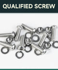 900 Piece Metric Screws And Bolts Set M3 M4 M5 M6 304 Stainless Steel Hex Socket Button Head Screws With Flat Washers Nuts