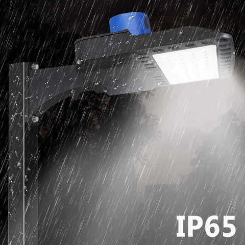 High Efficiency 500W LED Parking Lot Light Replacement With Dusk To Dawn Photocell Adjustable Shoebox LED IP65 in rain