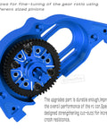 Navy blue RC Gearbox Slipper Clutch Upgrade Kit With 54T Spur Gear And Transmission Cover, featuring detailed close-up view.