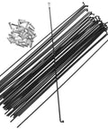 36Pcs 14G J Bend Mountain Bike Spokes Set Premium Steel Wheel Spokes 260mm Length MTB Rim And Hub Compatible Durable Cycling