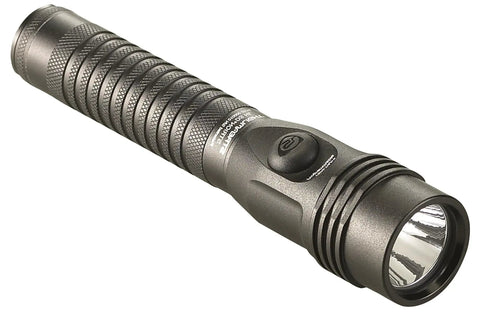 Rechargeable 700 Lumen Wicked Bright Flashlight with Dual Switch Controls and Ten Tap Programmable Modes High Medium Low Strobe