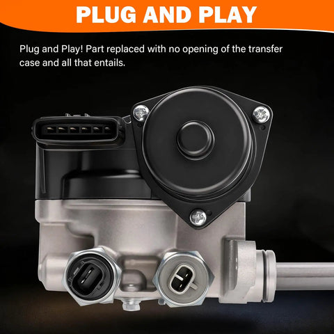 4WD Transfer Case Actuator Motor 4x4 Shift Assembly Replacement for 4 Wheel Drive Trucks and SUVs close-up view