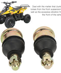 Heavy Duty Beefed Up Tie Rod End Kit For ATV UTV Quad Dirt Bike Kart Ball Joint End Replacement With Vibration Proof Durable Steel Wear Resistant Steering Linkage Set, 12mm thread, pair