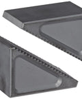 2 Piece Sintered Metal Step Block Set For Machining Workholding With Serrated Teeth That Fit End Clamps, 1-1/2 Inch Thick Blocks shown angled