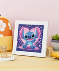 Starter Friendly Diamond Art Painting Kits Six Pack For Beginners Easy DIY Cute Heart Gem Art Sets Frame on Desk 6x6 Inch
