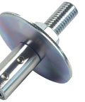 Heavy Duty Bench Grinder Extension Adapter for 8 Inch Airway Wheels with dual arbor compatibility, metallic construction.