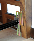 Set Of 4 Bed Frame Conversion Brackets Swaps Bolt On Rig To Hook On Fit With Absolutely Zero Hiccups Universal Headboard Mounting Clamps on wooden frame.