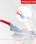 3 Pack Quick Release Toggle Latch Kit, Heavy Duty Cam Latch With 700 Pounds Capacity, red handle, size dimensions shown