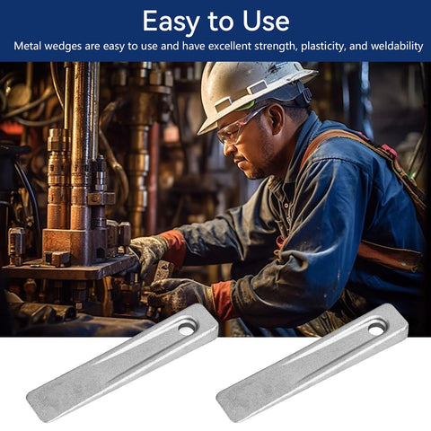 Two Piece 5 Inch Steel Wedges For Welding And Setting Up Work On Planers Shapers And Milling Machines Heavy Duty Alloy Steel