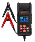 Heavy Duty Digital Battery Tester And Electrical System Analyzer With Built In Thermal Printer, featuring red and black clamps.