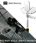 Pair Of Telescoping Inspection Mirrors Extend To 28 Inches With 360 Degree Rotation And Detachable Pocket Mirror