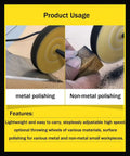 Pro Grade Jewelry Polisher Bench Buffer Grinder Mini Buffing Tool with high performance variable speed for metals and non-metals.