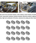 Self Tapping Insert Kit For M5x0.8 Female And M8x1.0 Male Threads Stainless Steel Wire Thread Repair Inserts 20 Pcs Quick Fix For Automotive Construction And Electronics Projects Pro Grade, stainless steel inserts