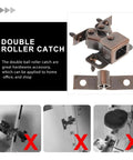 Double Roller Cabinet Door Catches 20 Pack Cold Rolled Steel Weather Resistant Built to Keep Kitchen and Closet Doors Shut Tight Easy Push Release Latch