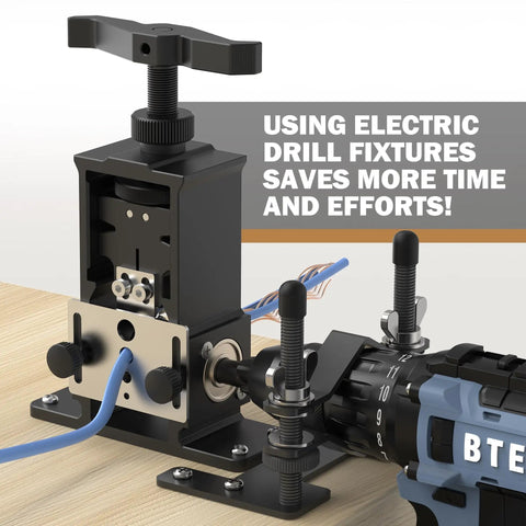 Professional Adjustable Wire Stripper Machine featuring zero hassle setup and direct drill mount for super fast cable peeling.