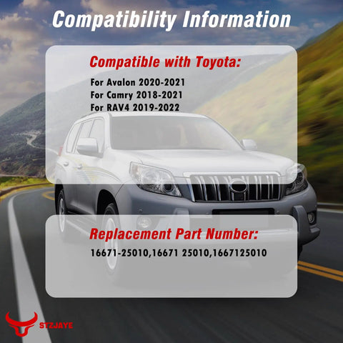 Keep Your Ride Comfy With This 16671 25010 Heater Control Valve Compatible With Toyota Camry Avalon Rav4 And Lexus Es300h Direct Connect Coolant Bypass Valve Quick Install Solid Durability with compatibility info displayed