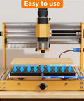 Sweet Precision No Sweat CNC Vacuum Table Workholding Heavy Duty Fixture For 3018 Pro Mini Milling Machine Zero Mark Platform Smooth Clamping Setup US Plug Desktop with wood and suction system.