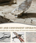 Fast Drying Concrete Patch Repair For Cracks Holes And Spalls In Driveways Floors And Sidewalks Indoor And Outdoor Use Weatherproof