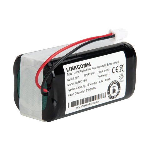Heavy Duty Replacement Battery For Shark Ion Iq Ai Ez Robot Vacuum Rv1000 Rv850 Rv871, Li-ion rechargeable pack showing model RVBAT850.