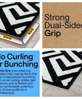 Rug Gripper Pads 16 Pack Reusable Double Sided Stickers To Keep Area Rugs Flat And Secure On Hardwood Tile And Laminate Floors