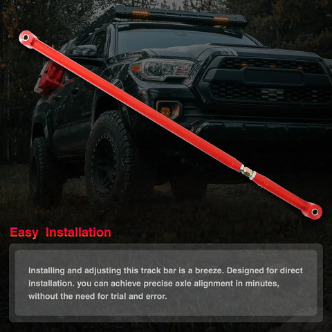 Ford Mustang Rear Adjustable Panhard Bar 2005 2014 Red Two Door Track Bar Single Pack With Zinc Plated Tubular Steel And Polyurethane Bushings Bolt On For Easy Install And Long Lasting Performance Upgrade Your Ride on black truck