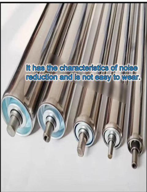 Diameter Options 1, 1.26, 1.5, 2, 2.4 Inch Light Duty Commercial Slide Roller Feed Rollers Galvanized Conveyor Roller 1 Pack Unpowered Transmission Replacement Roller For Simple Shop Conveyor Upgrades galvanized rollers with shafts