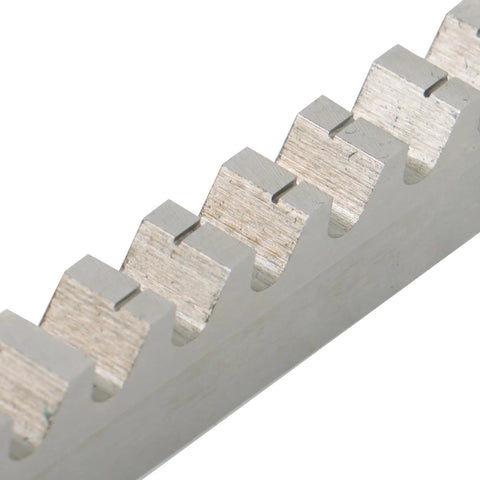 Pro Grade Three Eighth Inch C Standard HSS Keyway Broach Push Type Keyway Cutter With Shims for metalworking operations close-up.