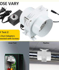 4 Inch Axial Exhaust Fan With 3000 RPM, DC 12V Dual Ball Bearings, Up To 141 CFM, PWM Variable Speed Control, 120x120x38mm in use