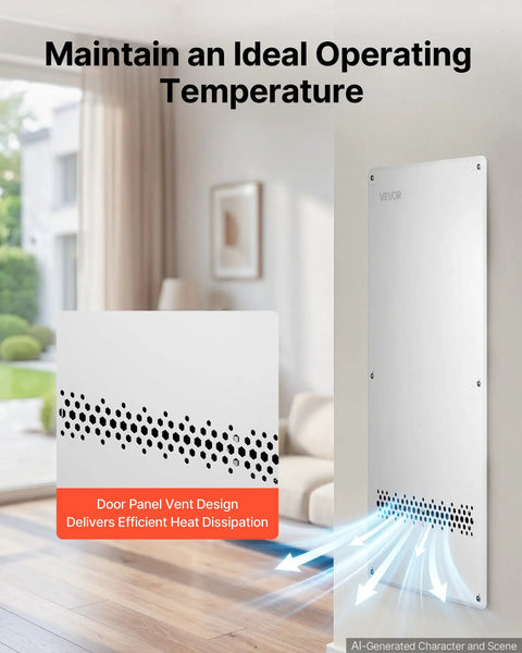 Slick 28 Inch In Wall Structured Media Enclosure Box With Dead Simple Screw On Cover For Hella Clean Wire Management Keeps Routers And Modems Nice And Tucked Away with vent design.