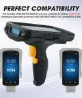 Trigger Handle For TC53 TC58 Handheld Barcode Scanner Mobile Computer With Rugged Protective Case Required To Ensure Safe Sensitive Scanning And Comfortable, Secure Grip TRG-NGTC5-ELEC-01 showing side view