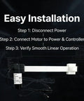 Heavy-Duty Aluminum Linear Actuator Motor for Kaidi KDPT007-115 Lift Chairs easy installation guide and wiring process