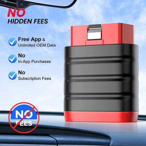 All In One OBD2 Bluetooth Diagnostic Tool For iOS And Android With Full System Car Scan And Check Engine Light Codes