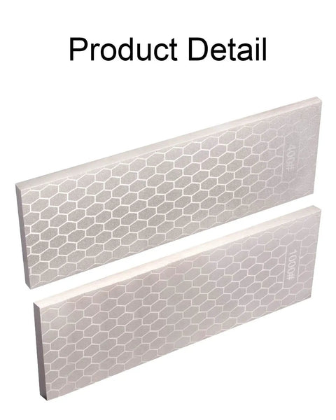 Diamond Sharpening Stone Two Sided Grit 400 1000 Diamond Plate Honing Stone 8 Inch Sharpener For Knives And Tools Durable Whetstone