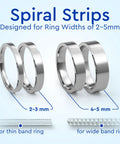 Ring Size Adjusters For Loose Rings 12 Pack Snug Up Your Fit Guards Spacers Tighteners Fits Bands Up To 6mm Reduces Size