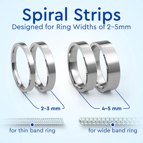 Ring Size Adjusters For Loose Rings 12 Pack Snug Up Your Fit Guards Spacers Tighteners Fits Bands Up To 6mm Reduces Size