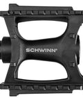 Replacement Bike Pedals Set Of Two, Black, Lightweight Composite Pedals With Reflectors, Fits 1/2 Inch Or 9/16 Inch Cranks, Molded Surface Pegs