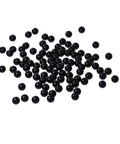 Set of 100 black silicon nitride ceramic bearing balls, 3/32 inch diameter