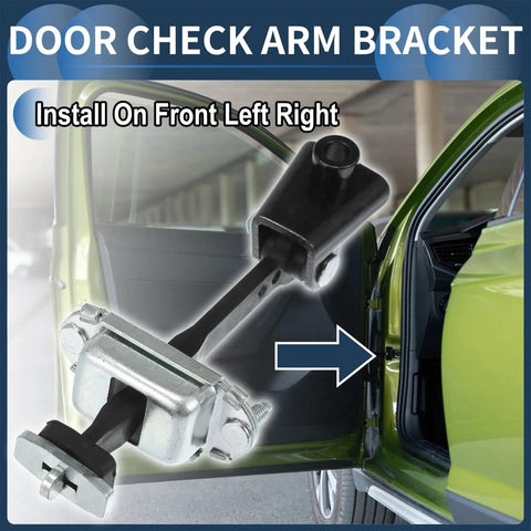 Door Check Strap Tourneo Connect Front Doors 2002 Through 2013 Heavy Duty Metal Stopper with Soft Close Installation