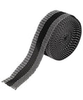 Iron On Hem Tape 5m Roll For Jeans And Heavy Fabric No Sweat Fix Quick Pants Mending Adhesive Strip displayed on a white background.