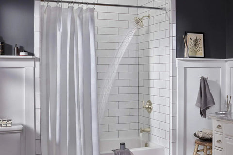 Elmhurst Shower Trim Kit With Tub Spout In Brushed Nickel Finish Tub And Shower Fixture Easy Install No Fuss Full Body Spray