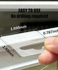 Transparent Edge Pull Handles For Cabinets And Drawers Self Adhesive No Drill Required Invisible Minimalist Hardware Easy Install
