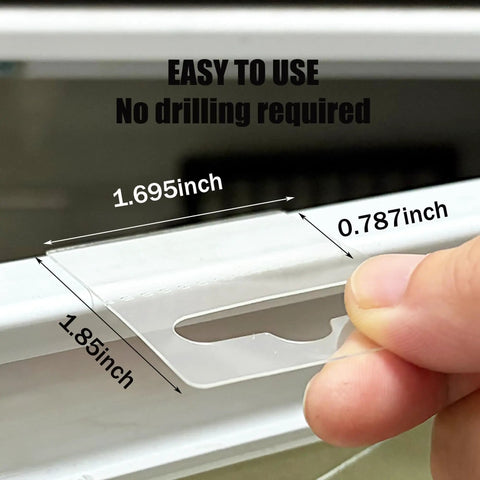 Transparent Edge Pull Handles For Cabinets And Drawers Self Adhesive No Drill Required Invisible Minimalist Hardware Easy Install