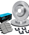 Honda Accord Front Brake Kit With Ceramic Pads And Blank Rotors, 11.5 Inch, for 2013-2021 models