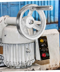 Crank Handle Handwheel for Lathe Carbon Steel Revolving Knob on industrial machine in workshop setting