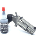 BP2000 Dry Powder Lubricant For Triggers Bores Bolts And Slides Reduces Friction And Keeps Surfaces Oil Free And Dry 0.1 Oz Bottle next to revolver