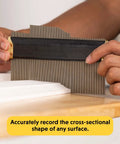 Contour Gauge 6 Inch Angle Finder Tool For Handy Home Improvement And Shape Copying, used to replicate complex profiles