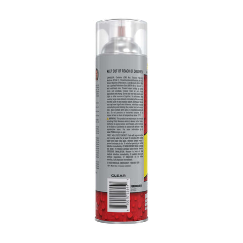 Back view of Two Pack 17 Oz Clear Rubber Sealant Spray That Stops Leaks Instantly, Waterproof Coating For Roofs, Gutters