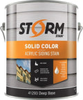 Premium Grade One Gallon Acrylic Exterior Siding Stain Deep Base With Dead Flat Matte Finish For Heavy Duty Window And Door Trim Boss Level Solid Color Armor Low Voc Blend can featuring a glossy can label.